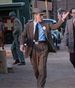 Cillian Murphy Oppenheimer Brown Blazer