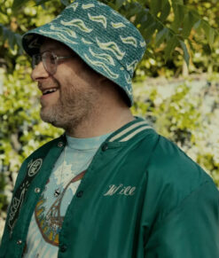 Platonic 2023 Seth Rogen Green Varsity Jacket