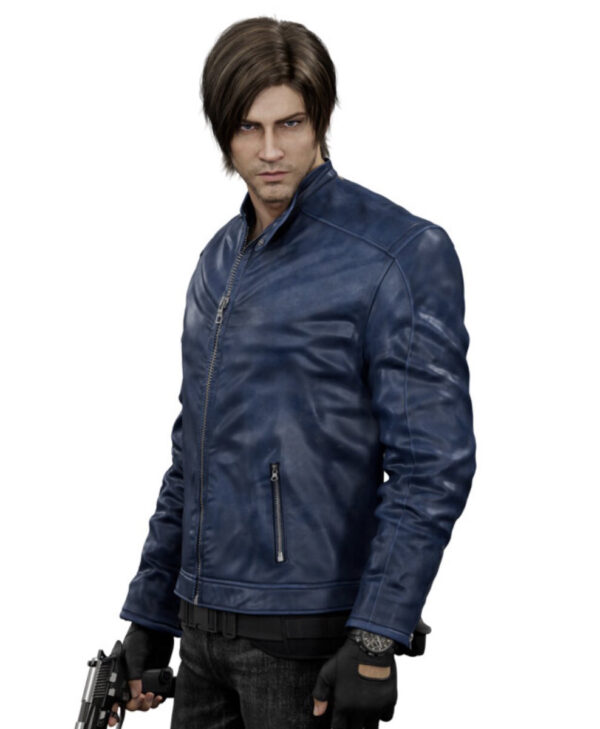 Resident Evil: Death Island Leon Kennedy Cafe Racer Jacket