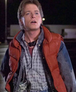 Still: A Michael J. Fox Movie 2023 Michael Fox Red Vest
