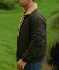 Succession Jeremy Strong Bomber Jacket-SideView