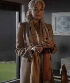 Ted Lasso S3 - Rebecca Welton Brown Long Coat
