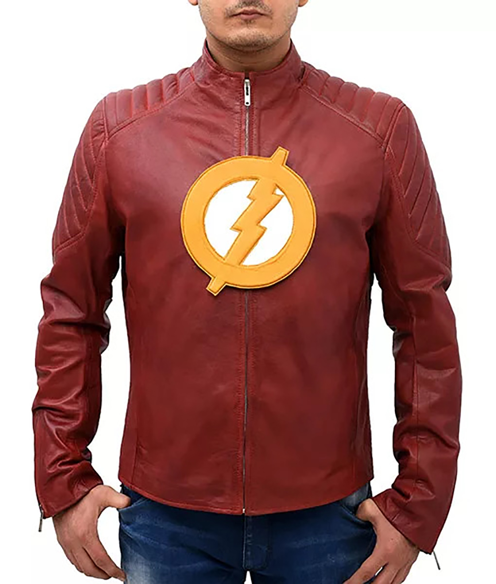 The Flash Season 2 Ezra Miller Leather Jacket