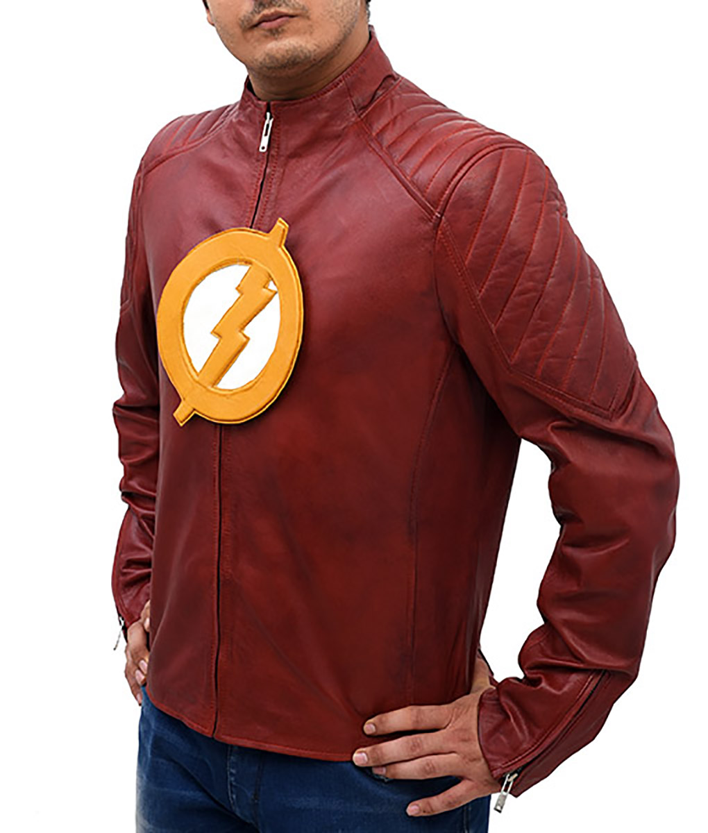 The Flash Season 2 Ezra Miller Leather Jacket
