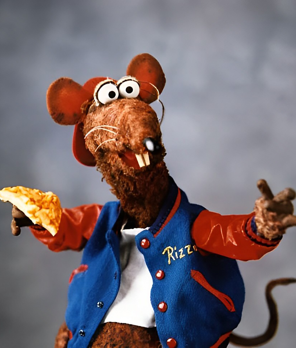 The Muppets Rizzo The Rat Blue Varsity Jacket