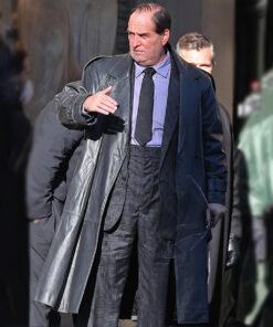 The Penguin 2024 Colin Farrell Black Long Coat