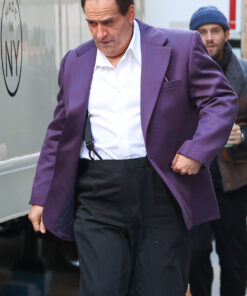 The Penguin 2024 Colin Farrell Purple Blazer