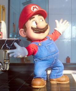 The Super Mario Bros. Movie 2023 Mario Denim Dungaree