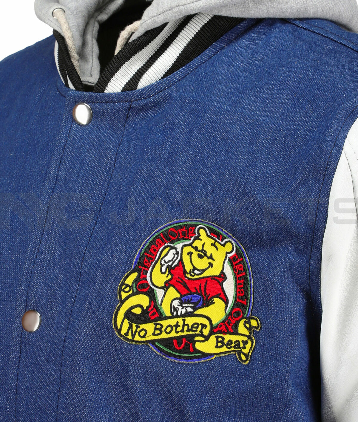 90s Xxxtentacion Winnie The Pooh Blue Denim Jacket