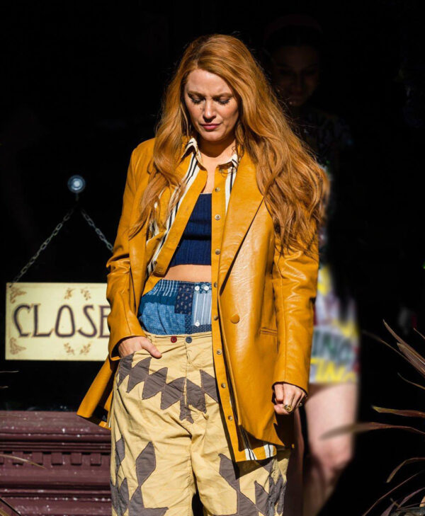 Blake Lively It Ends with Us Yellow Blazer