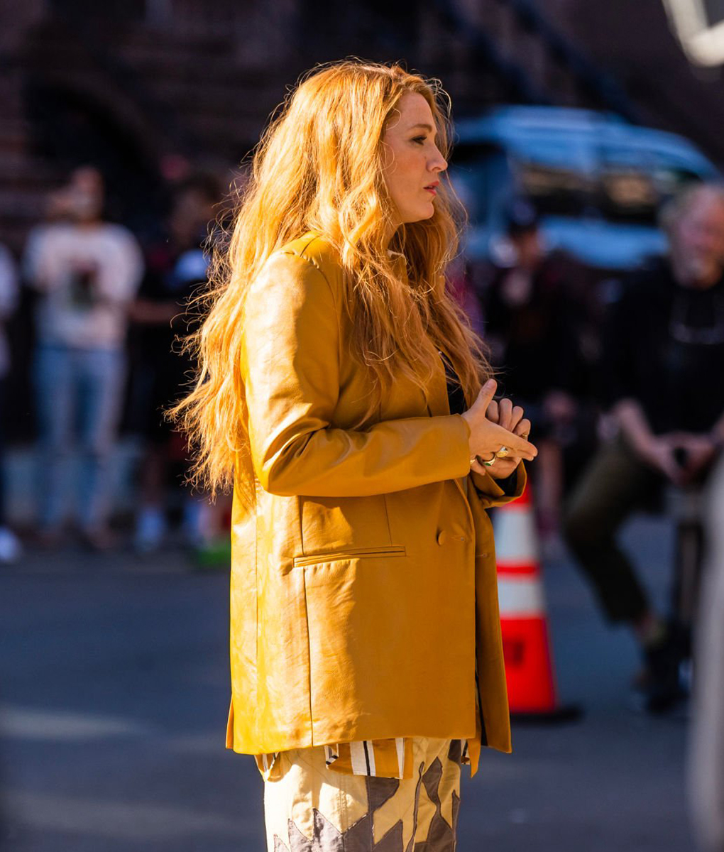 Blake Lively It Ends with Us Yellow Blazer