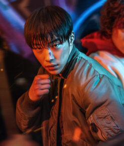 Bloodhounds 2023 Woo Do-Hwan Green Aviator Jacket