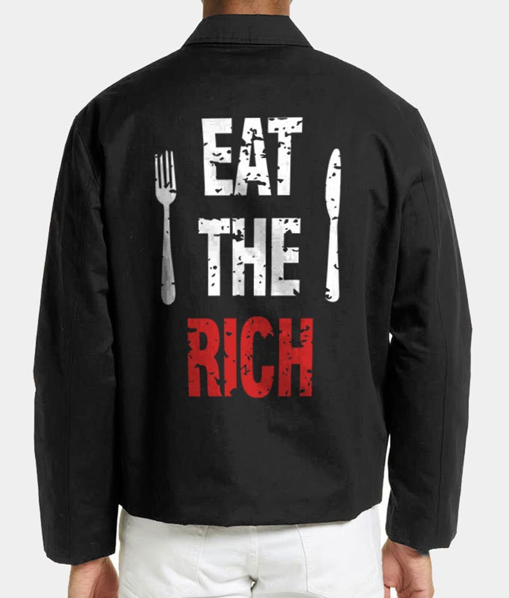 EAT THE RICH Black Jacket