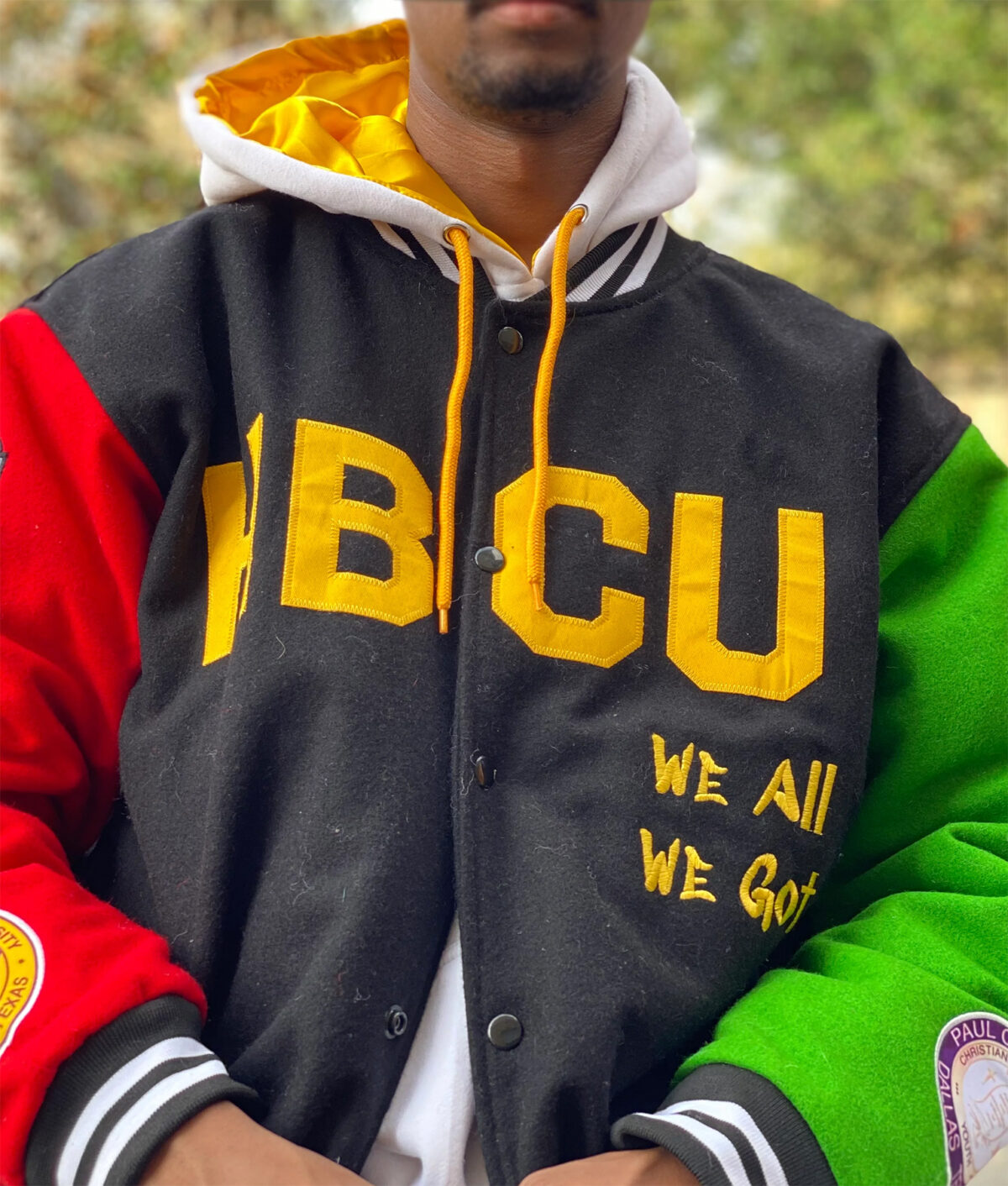 HBCU Excellence Letterman Hooded Jacket