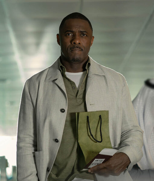 Hijack 2023 Idris Elba White Coat