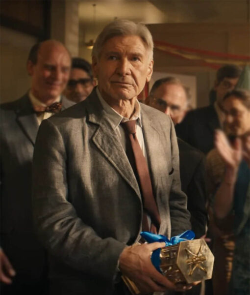 Indiana Jones and the Dial of Destiny Harrison Ford Grey Blazer
