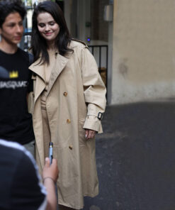 Selena Gomez Long Coat
