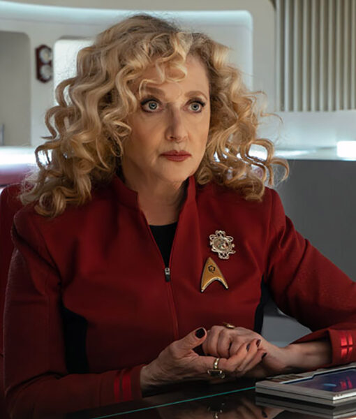 Star Trek Strange New Worlds Carol Kane Red Costume Jacket