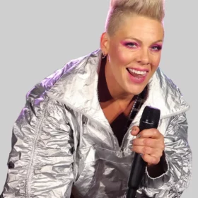 Summer Carnival Tour 2023 - P!nk Silver Cropped Jacket