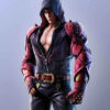 Tekken 7 Jin Jacket - Tekken Jin Kazama Jacket | Men's Leather Jacket - Front View