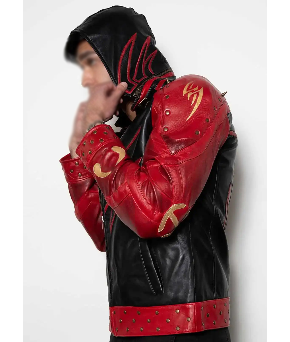 Supreme Tekken 7 Jacket Jin Kazama Red Leather Jacket