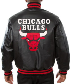 The Bulls Black Varsity Jacket