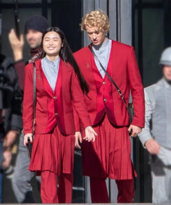 The Hunger Games 5 Coriolanus Snow Red Blazer