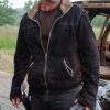 The Walking Dead Mens Rick Grimes Suede Jacket - Clearance Sale