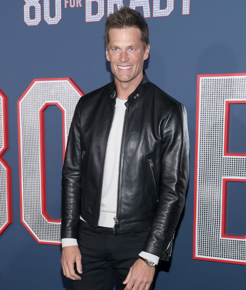 80 for Brady Premier Tom Brady Black Jacket