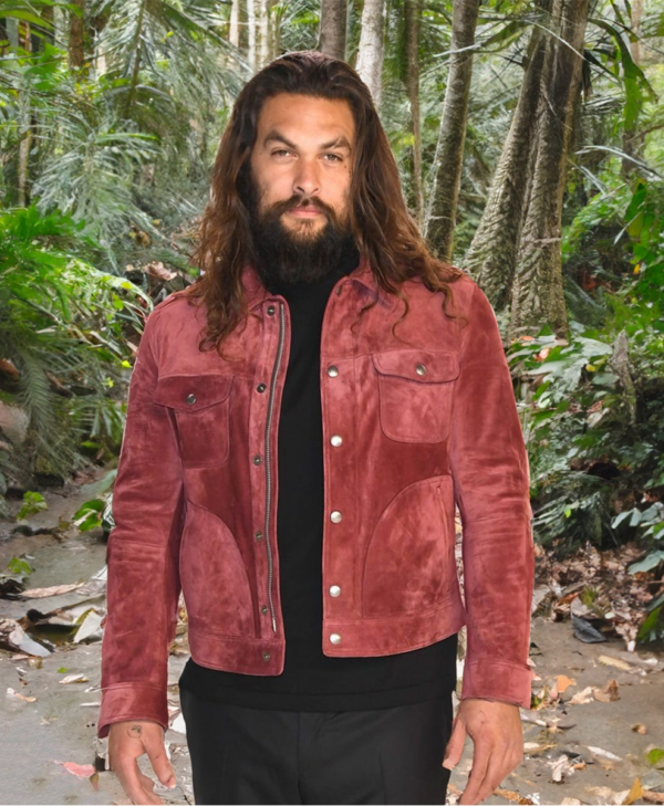 Jason Momoa Suede Leather Jacket