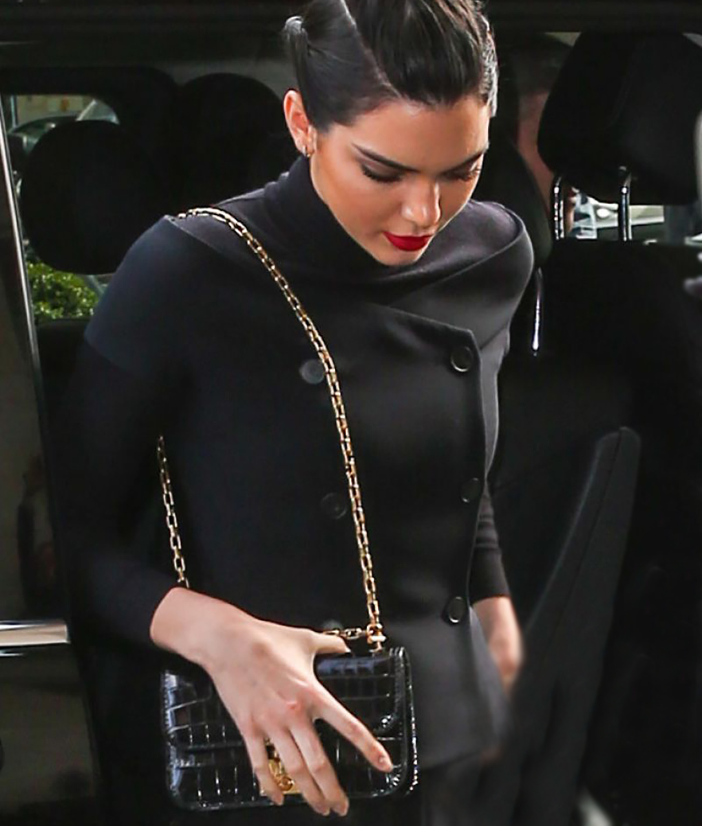 Kendall Jenner Black Double Breasted Vest
