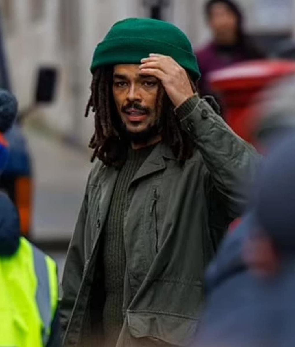 Kingsley Ben-Adir Bob Marley: One Love Grey Jacket