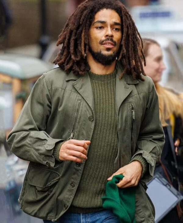 Kingsley Ben-Adir Bob Marley: One Love Grey Jacket