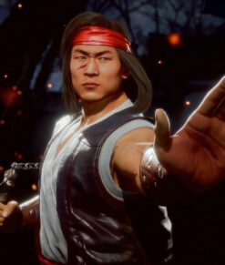 Liu Kang Mortal Kombat Black Costume Vest