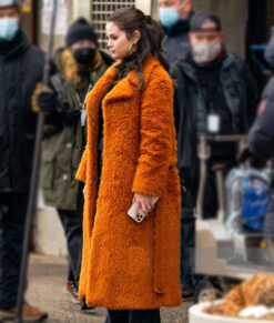 Only Murders in the Building - Selena Gomez Fur Long Coat