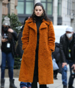 Only Murders in the Building - Selena Gomez Fur Long Coat