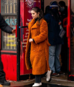 Only Murders in the Building - Selena Gomez Fur Long Coat