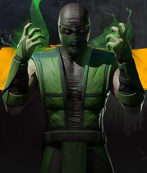 Reptile Mortal Kombat Green Costume Vest