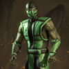 Reptile Mortal Kombat Green Costume Vest