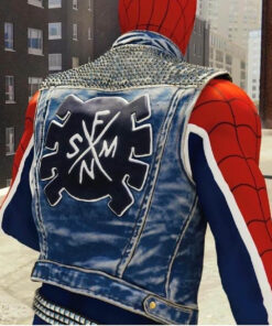 Spider-Man Across the Spider-Verse Denim Vest