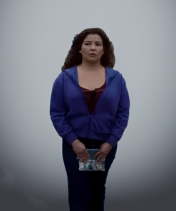 The Horror of Dolores Roach Justina Machado Purple Jacket