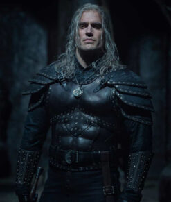 The Witcher Henry Cavill Studded Jacket
