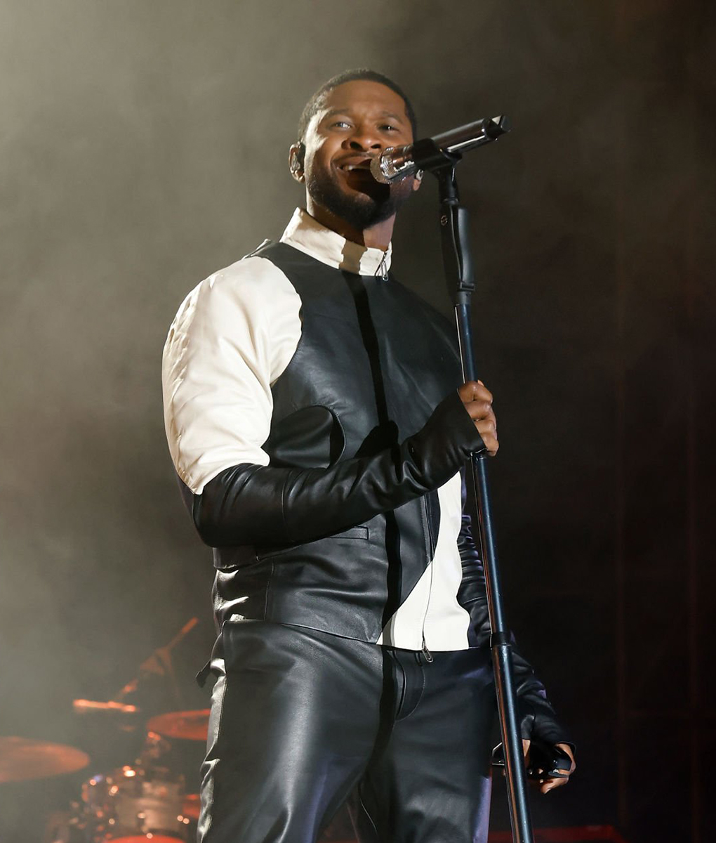 Usher Las Vegas Show Leather Jacket