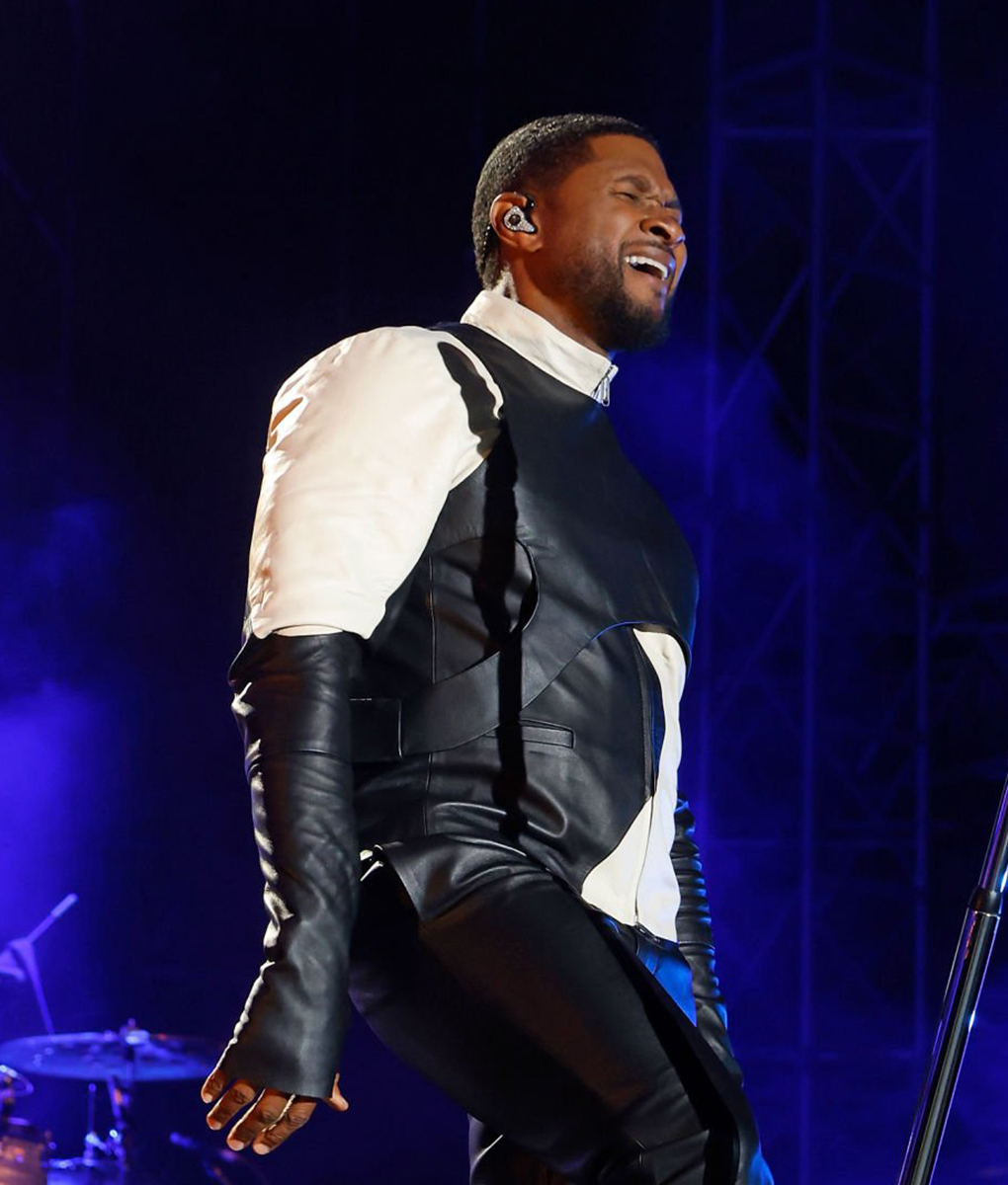 Usher Las Vegas Show Leather Jacket