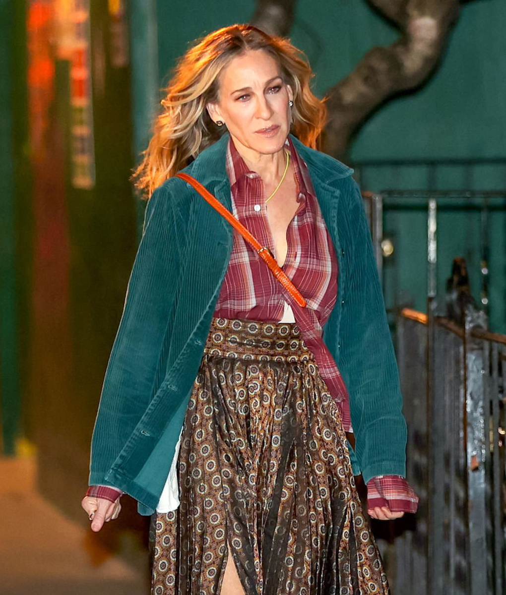 And Just Like That Sarah Jessica Parker Corduroy Jacket