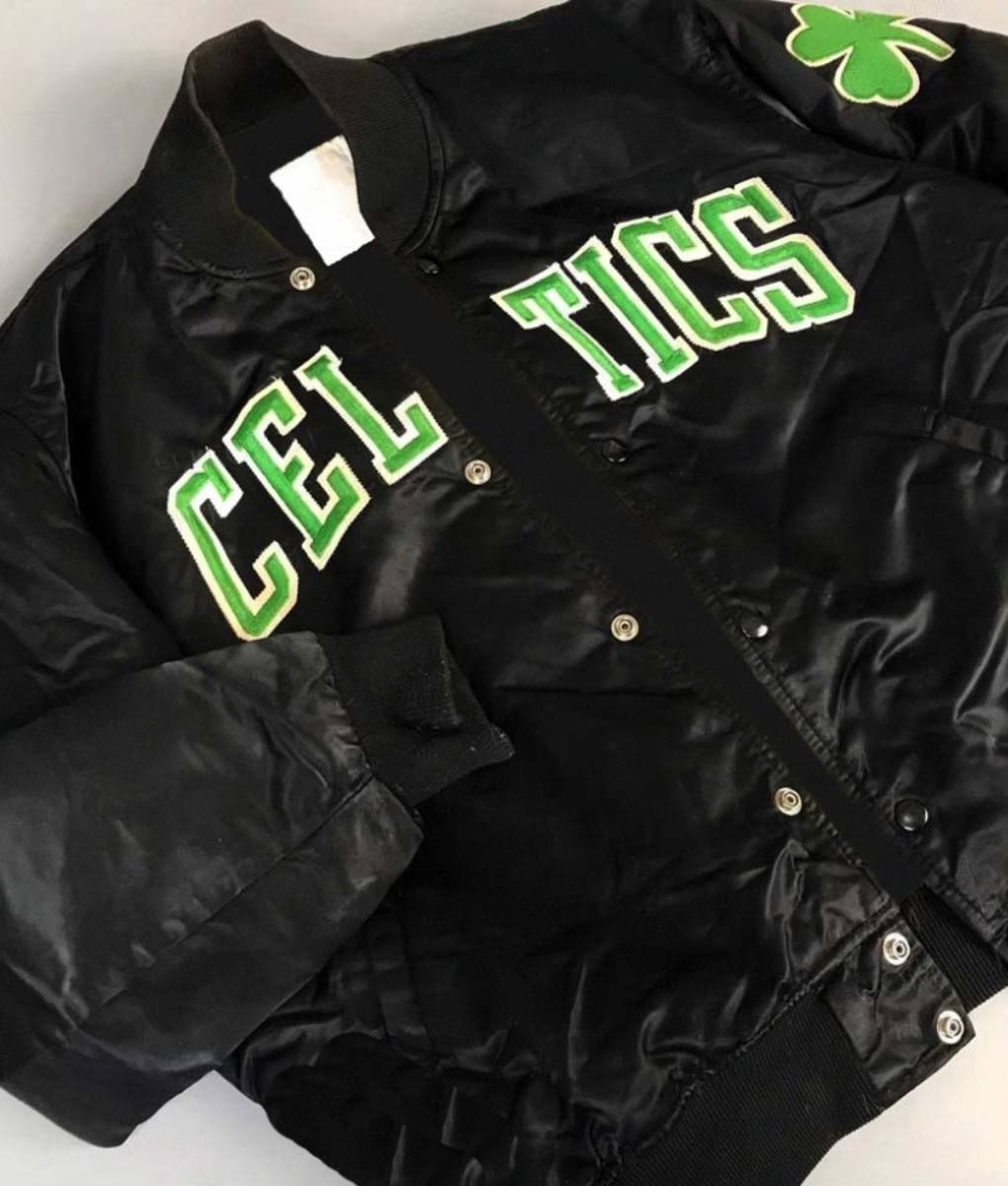 Celtics Starter Boston Black Satin Jacket