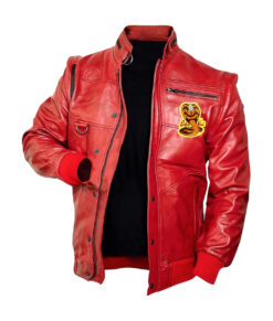 Cobra Kai Red Leather Jacket