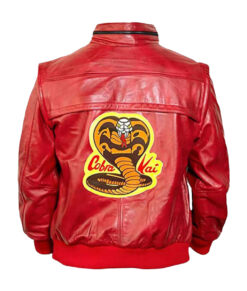 Cobra Kai Red Leather Jacket