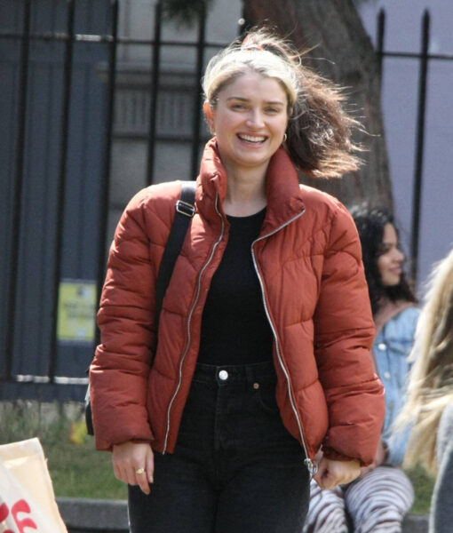 Flora and Son Eve Hewson Brown Puffer Jacket