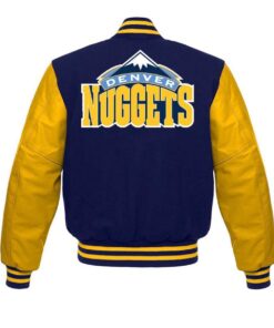 Indiana Pacers Varsity Blue and Yellow Jacket